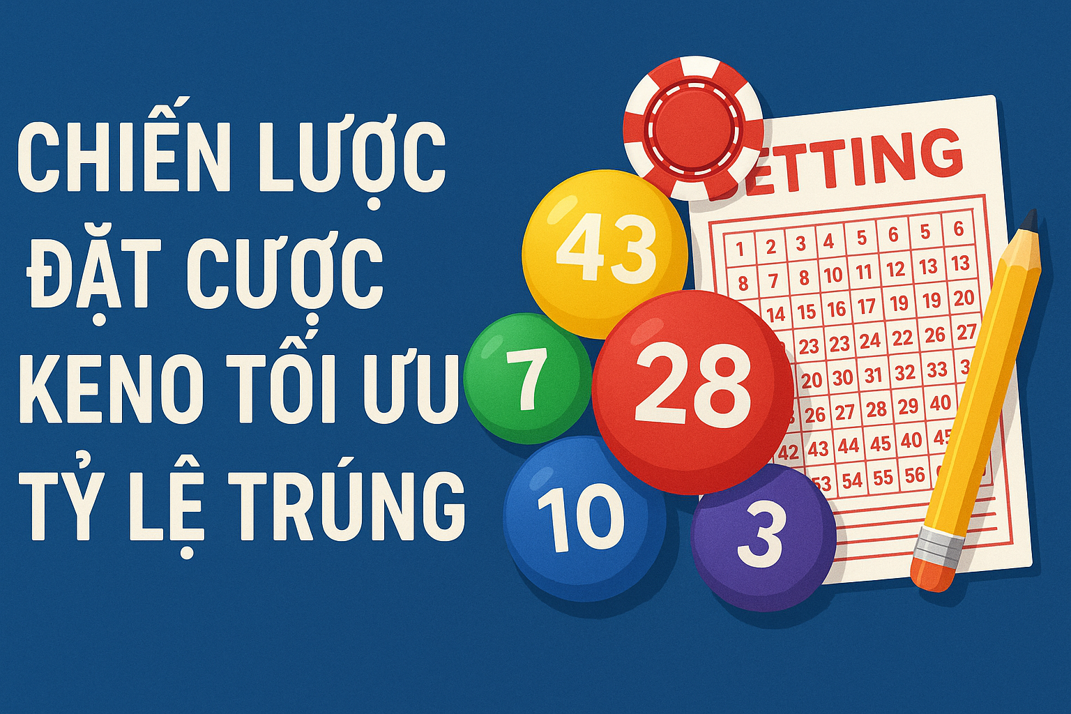 Chiến Lược Đặt Cược Keno Tối Ưu Tỷ Lệ Trúng: Bí Quyết Từ Cao Thủ