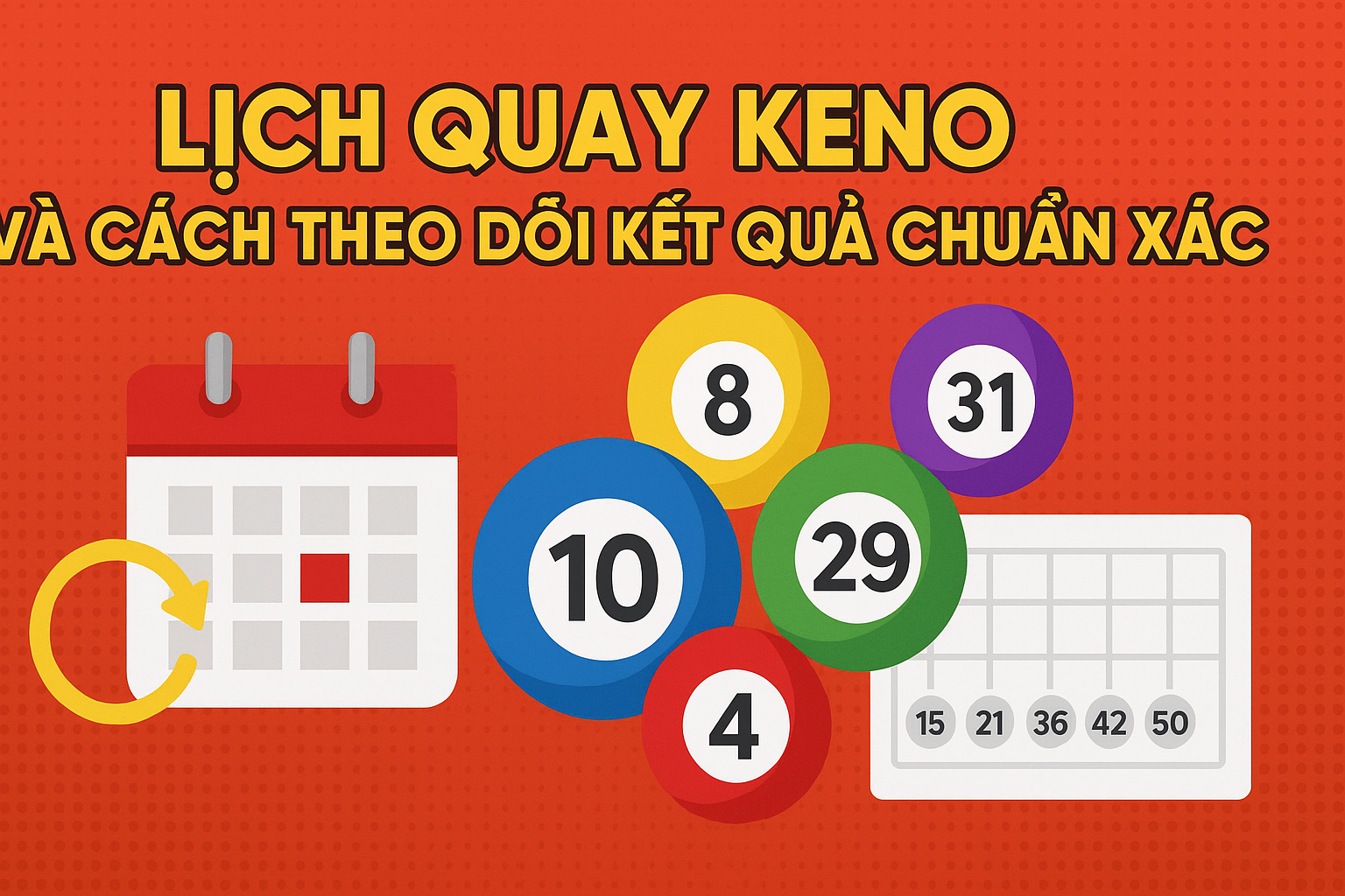 Lịch Quay Keno Và Cách Theo Dõi Kết Quả Chuẩn Xác Hôm Nay