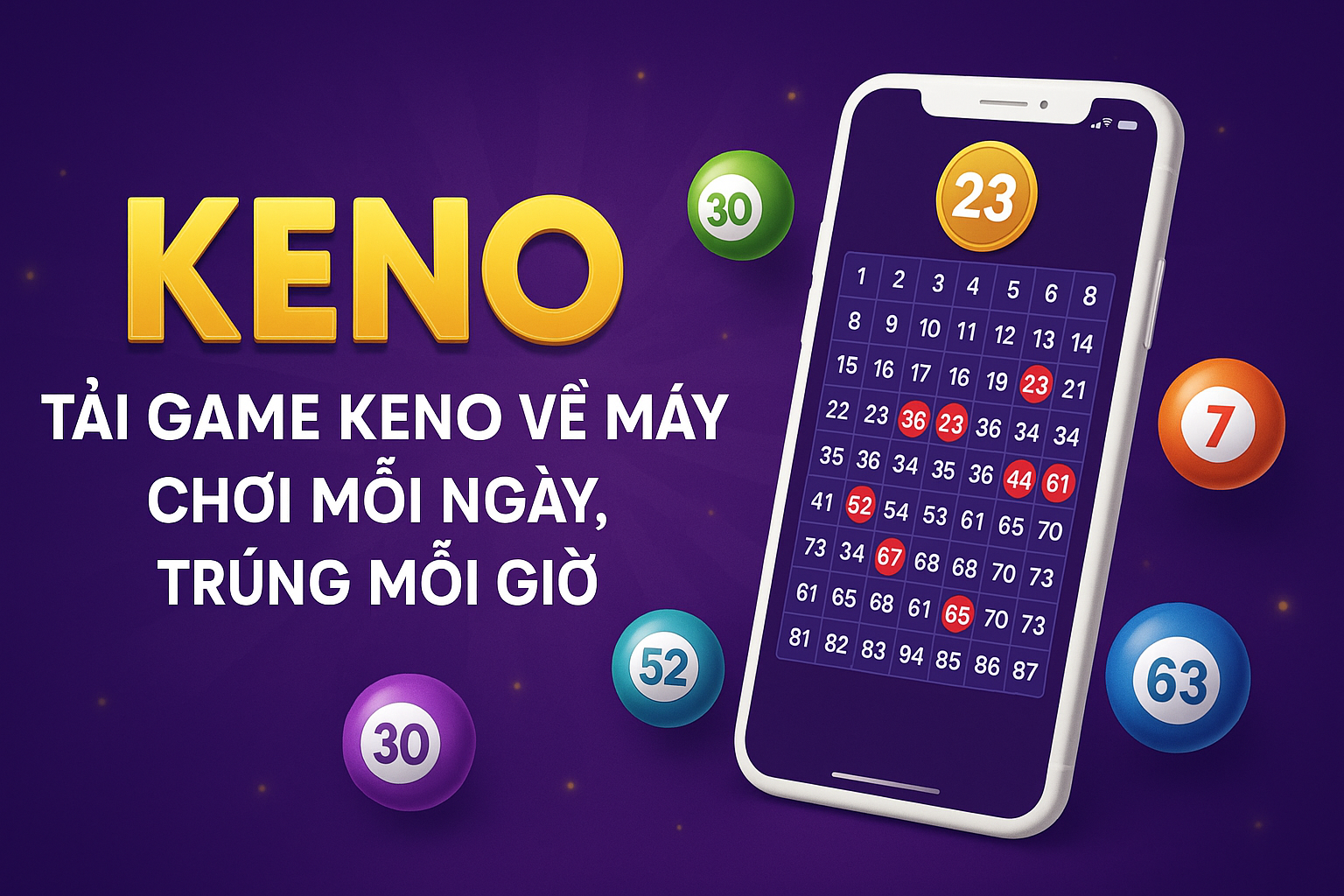 Tải Game Keno Về Máy – Chơi Mỗi Ngày, Trúng Mỗi Giờ Cực Hấp Dẫn
